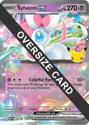 Sylveon ex 100  Jumbo Cards - Promo