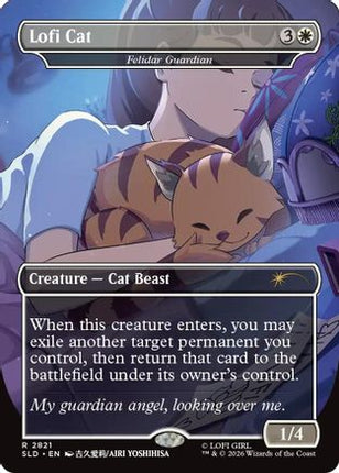 Lofi Cat - Felidar Guardian (SLD-2821) - Secret Lair Drop Series Foil
