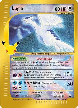 Lugia 149/147  - Holofoil ME 30th Celebration Classic Collection - Classic Collection