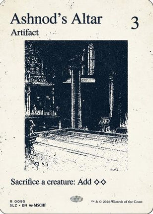 Ashnod's Altar (0095) (SLZ-095) - Secret Lair x MSCHF: The Zeta Set