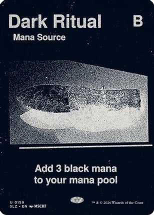 Dark Ritual (0159) (SLZ-159) - Secret Lair x MSCHF: The Zeta Set