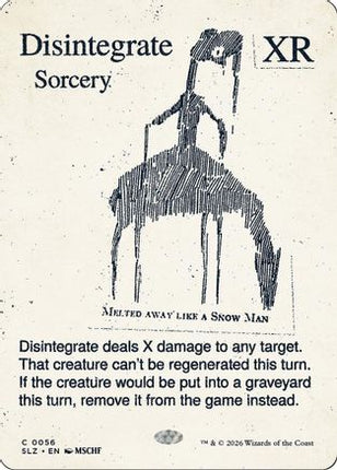 Disintegrate (0056) (SLZ-056) - Secret Lair x MSCHF: The Zeta Set