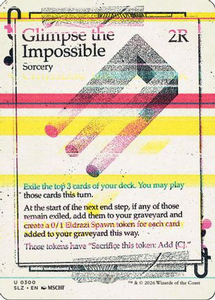 Glimpse the Impossible (0300) (SLZ-179) - Secret Lair x MSCHF: The Zeta Set