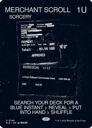 Merchant Scroll (0144) (SLZ-144) - Secret Lair x MSCHF: The Zeta Set