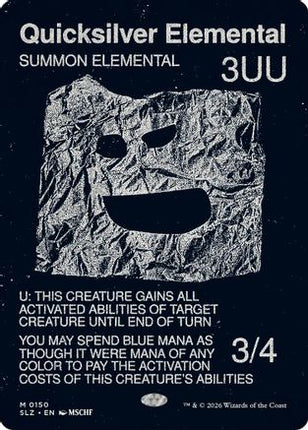 Quicksilver Elemental (0150) (SLZ-150) - Secret Lair x MSCHF: The Zeta Set