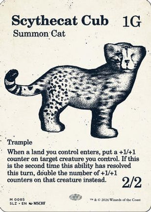 Scythecat Cub (0085) (SLZ-085) - Secret Lair x MSCHF: The Zeta Set