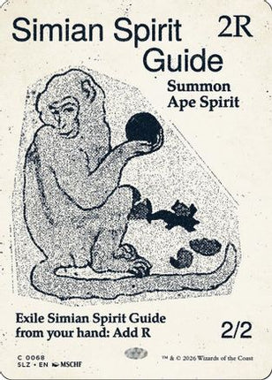 Simian Spirit Guide (0068) (SLZ-068) - Secret Lair x MSCHF: The Zeta Set
