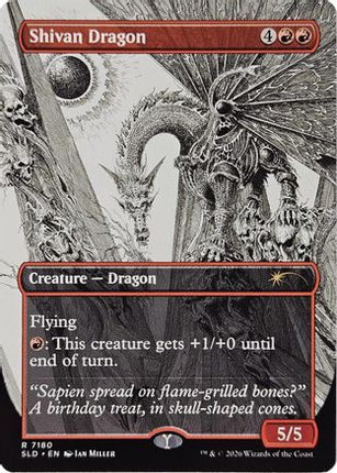 Shivan Dragon (7180) (SLD-7180) - Secret Lair Drop Series