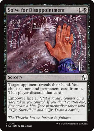 Solve for Disappointment (FRA-067) - Reality Fracture Foil