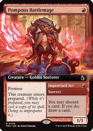 Pompous Battlemage (Extended Art) (FRA-428) - Reality Fracture