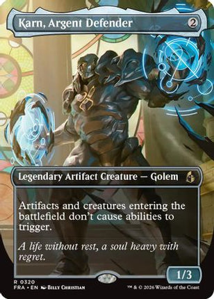 Karn, Argent Defender (Borderless) (FRA-320) - Reality Fracture