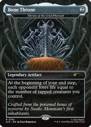 Bone Throne - Throne of the God-Pharaoh (SLD-2792) - Secret Lair Drop Series Foil