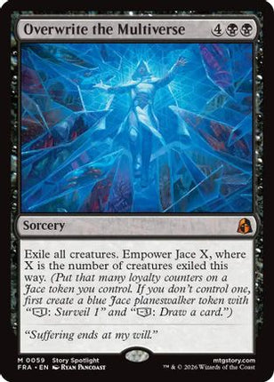 Overwrite the Multiverse (FRA-059) - Reality Fracture Foil