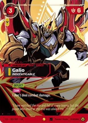 Galio, Indefatigable (T1 Worlds Champion Signature Edition Bundle) (T1S 003/005) - Riftbound Promotional Cards Foil