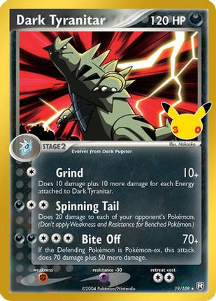 Dark Tyranitar 019  - Holofoil ME 30th Celebration Classic Collection - Classic Collection