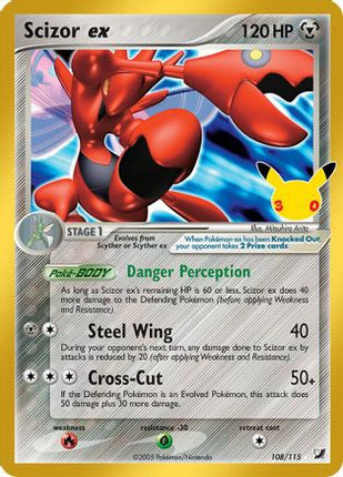 Scizor ex 108  - Holofoil ME 30th Celebration Classic Collection - Classic Collection