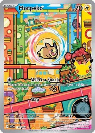 Morpeko 135/128  - Holofoil ME 30th Celebration - Illustration Rare