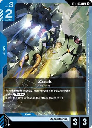 Zock (ST11-003) - Starter Deck 11 Aquatic Assault