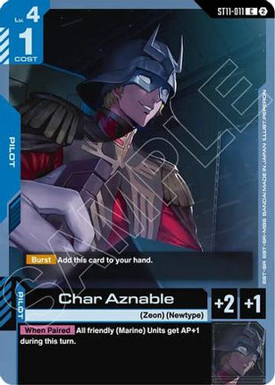 Char Aznable (ST11-011) - Starter Deck 11 Aquatic Assault
