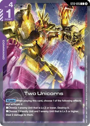 Two Unicorns (ST12-015) - Starter Deck 12 Raging Onslaught