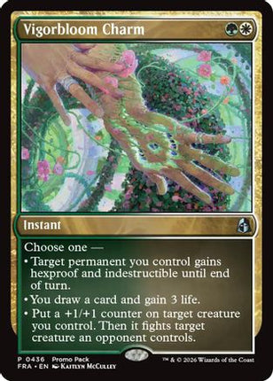 Vigorbloom Charm (PPFRA-436) - Promo Pack: Reality Fracture