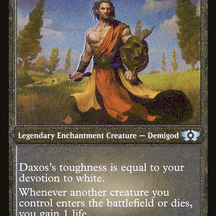 Daxos, Blessed by the Sun (Foil Etched) (MUL-067) - Multiverse Legends: (enchantment) Foil
