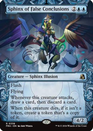 Sphinx of False Conclusions (Showcase) (FRA-338) - Reality Fracture Foil