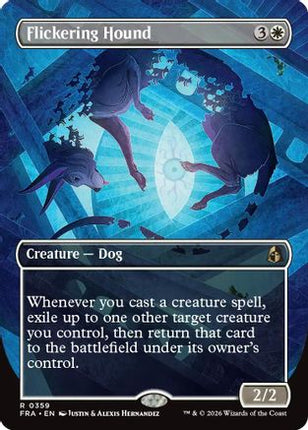 Flickering Hound (Borderless) (FRA-359) - Reality Fracture