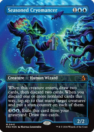 Seasoned Cryomancer (Borderless) (0441) (FRA-441) - Reality Fracture Foil
