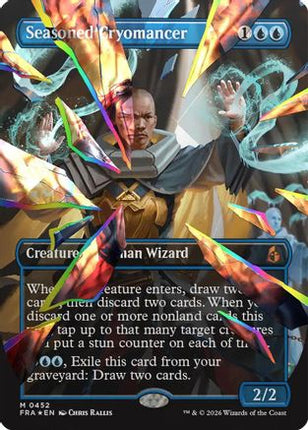 Seasoned Cryomancer (Borderless) (Fcet Foil) (0452) (FRA-452) - Reality Fracture Foil