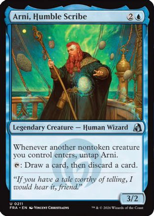 Arni, Humble Scribe (FRA-211) - Reality Fracture Foil