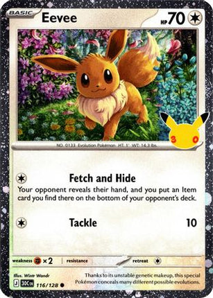 Eevee 116/128  - Holofoil Blister Exclusives - Common
