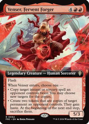 Venser, Fervent Forger (Extended Art) (-094) - Commander: Reality Fracture