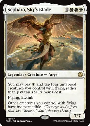 Sephara, Sky's Blade (FDC-047) - Commander: Foundations