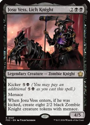 Josu Vess, Lich Knight (FDC-107) - Commander: Foundations