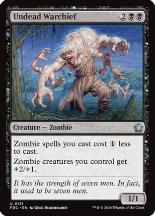 Undead Warchief (FDC-131) - Commander: Foundations