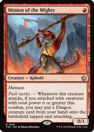 Minion of the Mighty (FDC-166) - Commander: Foundations