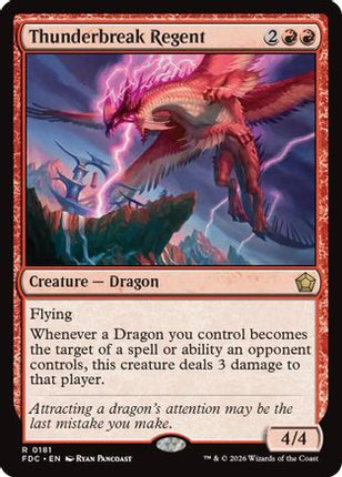 Thunderbreak Regent (FDC-181) - Commander: Foundations