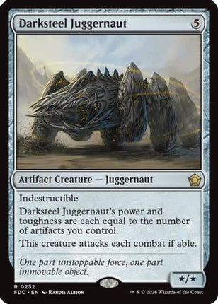 Darksteel Juggernaut (FDC-252) - Commander: Foundations