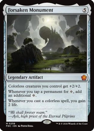 Forsaken Monument (FDC-258) - Commander: Foundations