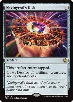 Nevinyrral's Disk (FDC-276) - Commander: Foundations