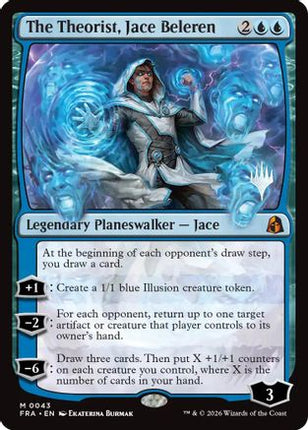 The Theorist, Jace Beleren (PPFRA-043) - Promo Pack: Reality Fracture Foil