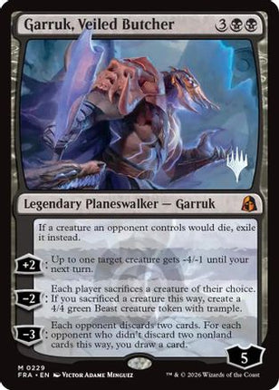Garruk, Veiled Butcher (PPFRA-229) - Promo Pack: Reality Fracture
