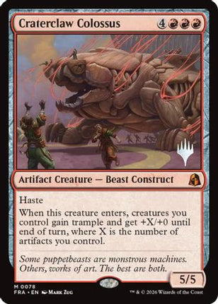 Craterclaw Colossus (PPFRA-078) - Promo Pack: Reality Fracture Foil