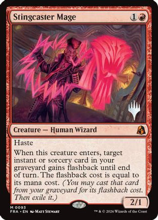 Stingcaster Mage (PPFRA-093) - Promo Pack: Reality Fracture Foil