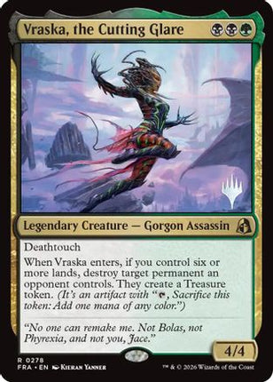 Vraska, the Cutting Glare (PPFRA-278) - Promo Pack: Reality Fracture