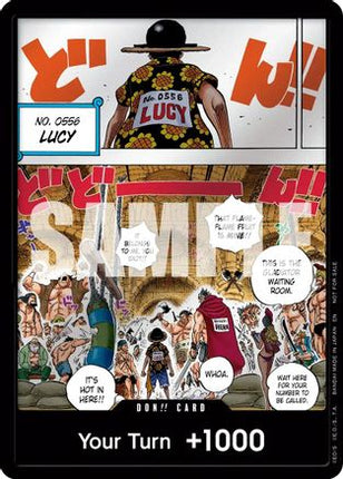 DON!! Card (Flame-Flame Fruit Coliseum) - One Piece Promotion Cards Foil