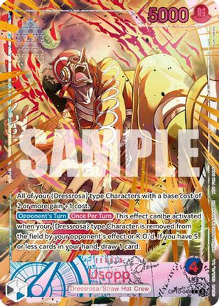 Usopp (Flame-Flame Fruit Coliseum) (OP10-042) - One Piece Promotion Cards Foil