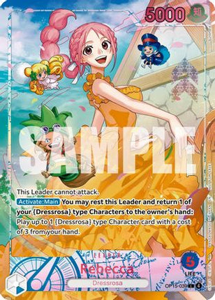 Rebecca (Flame-Flame Fruit Coliseum) (OP15-039) - One Piece Promotion Cards Foil