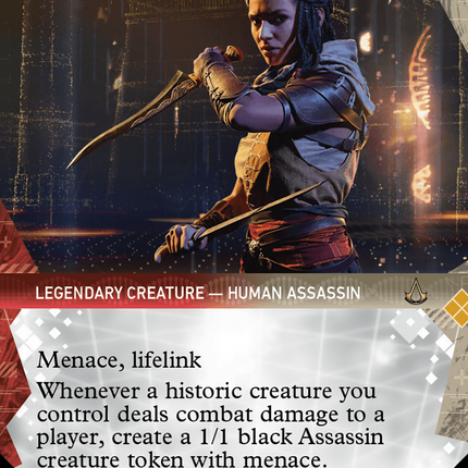 Aya of Alexandria (ACR-140) - Assassin's Creed: (Showcase) (Borderless)